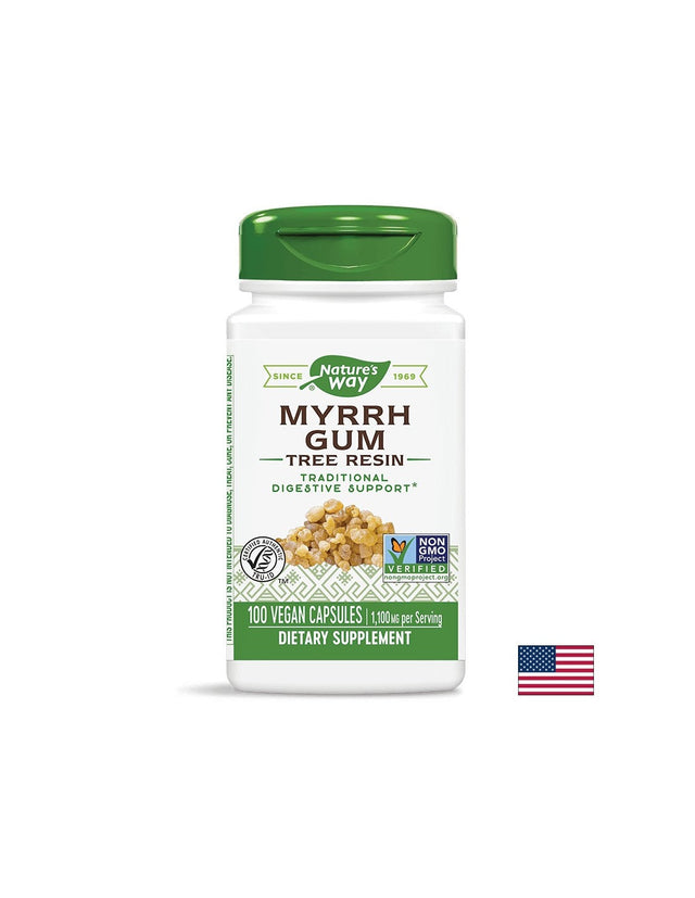 Myrrh Gum 550 mg - 100 капсули  Nature’s Way - Nutra Best Bulgaria