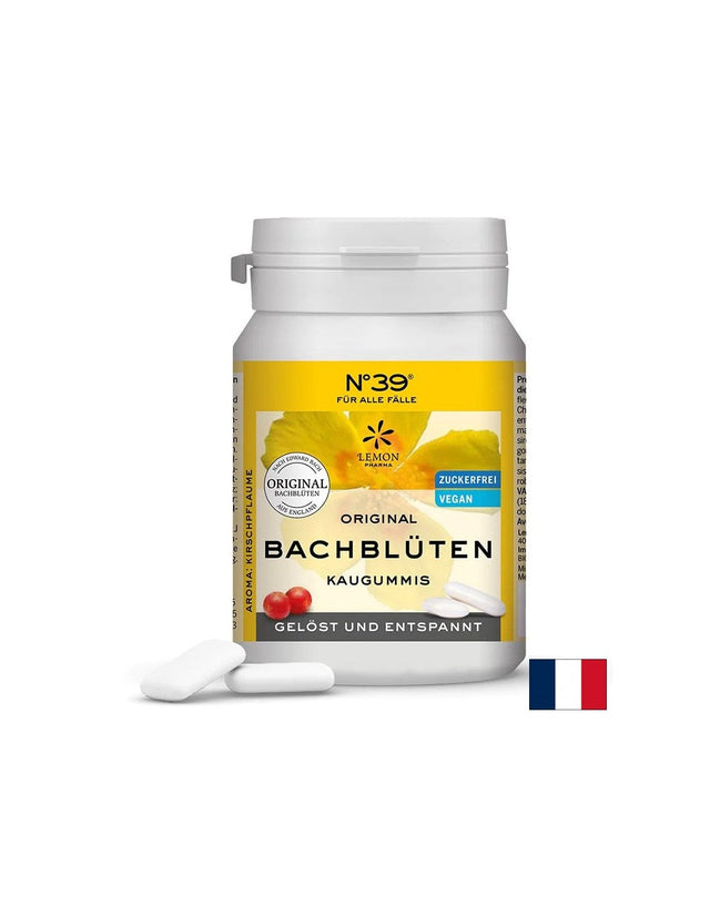 Дъвки срещу стрес и напрежение - по метода на д-р Бах N°39, 40 броя  Lemon Pharma - Nutra Best Bulgaria