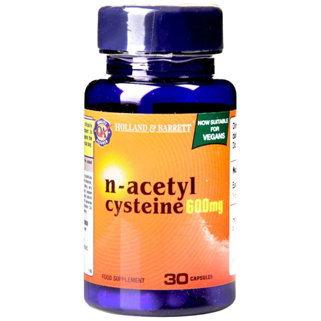 N-Acetyl Cysteine 600 mg 30 капсули  Holland & Barrett - Nutra Best Bulgaria