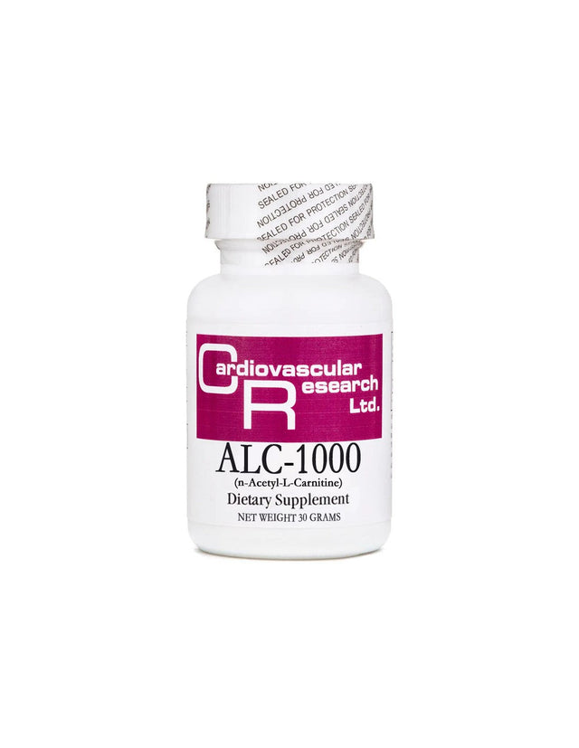 Контрол на теглото и подкрепа при спорт - N-ацетил-L-карнитин - ALC 1000, 30 g прах  Ecological Formulas - Nutra Best Bulgaria