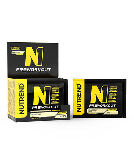 N1 Pre-Workout - 17 грама  Nutrend - Nutra Best Bulgaria