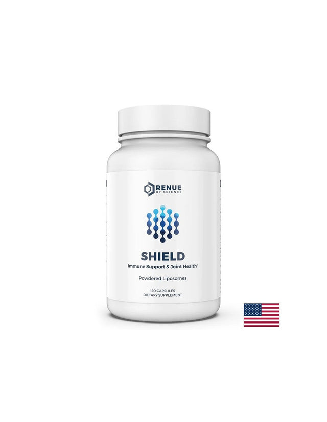 NAD+ защита – липозомна формула SHIELD - Грижа за имунната система и ставите, 120 капсули за 2 месеца прием  Renue by science - Nutra Best Bulgaria