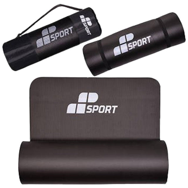 NBR Fitness Yoga Mat / Постелка за фитнес и йога / 180см х 60см х 1.5см - С чанта за носене - Различни цветове  MP Sport - Nutra Best Bulgaria