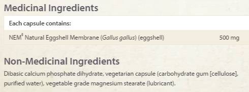 NEM 500mg 60 капсули  Natural Factors - Nutra Best Bulgaria