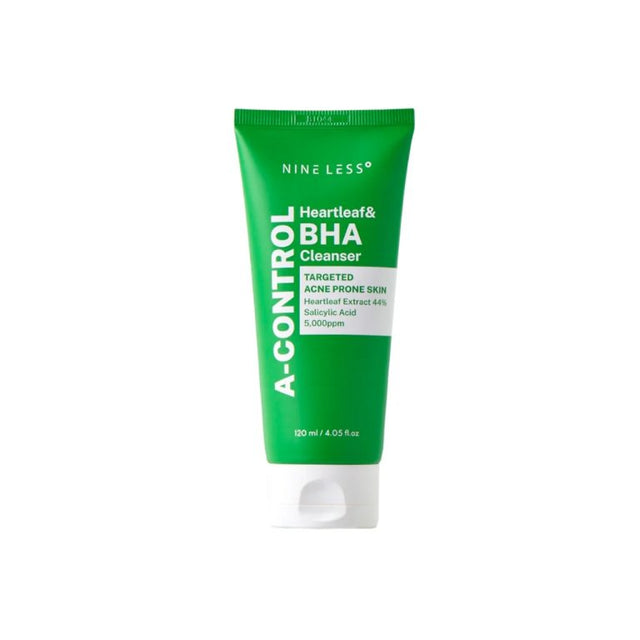 NINE LESS - A-Control Heartleaf & BHA Cleanser - 120ml  NINE LESS - Nutra Best Bulgaria