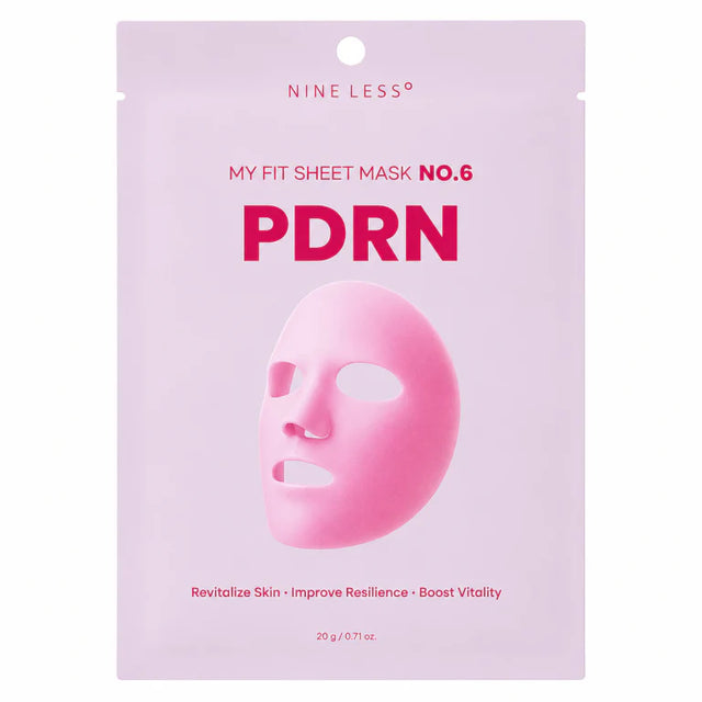 NINE LESS - My Fit Sheet Mask NO.6 PDRN, 1 sheet  NINE LESS - Nutra Best Bulgaria