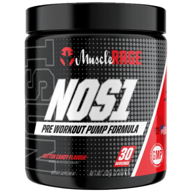 NOS-1 | Pre-Workout Pump Formula - 105 грама  Muscle Rage - Nutra Best Bulgaria