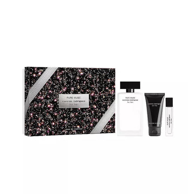 Narciso Rodriguez For Her Eau De Toilette Spray 100ml Set 3 Pieces  NARCISO RODRIGUEZ - Nutra Best Bulgaria