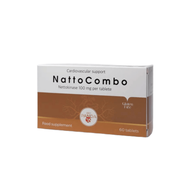 NattoCombo – 60 таблетки /натокиназа, бромелаин, кверцетин и витамин C/  Red Panda - Nutra Best Bulgaria