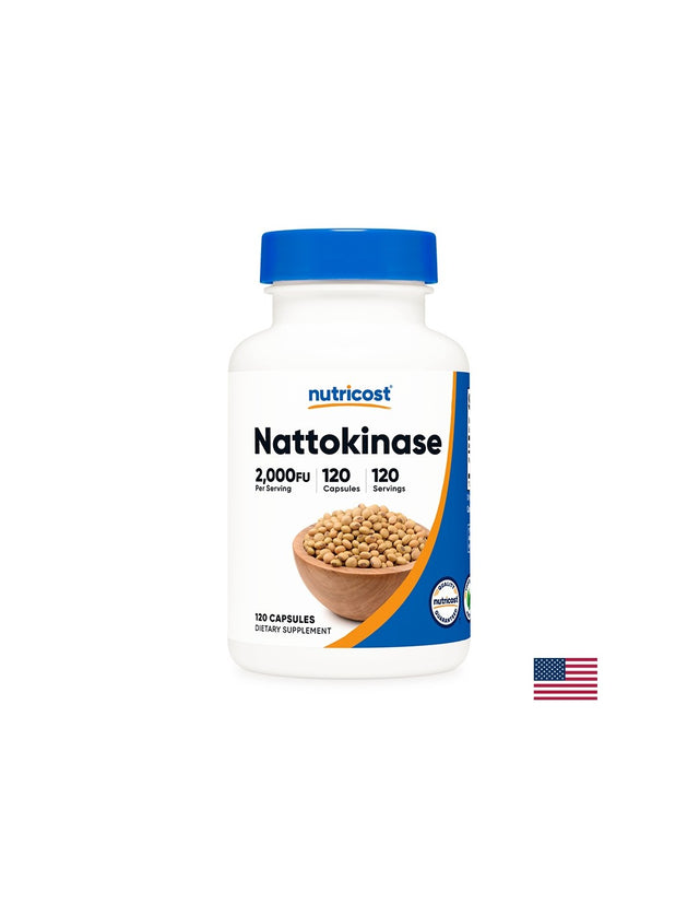 Сърдечно-съдова система - Натокиназа (Nattokinase), 120 капсули Nutricost  Nutricost - Nutra Best Bulgaria