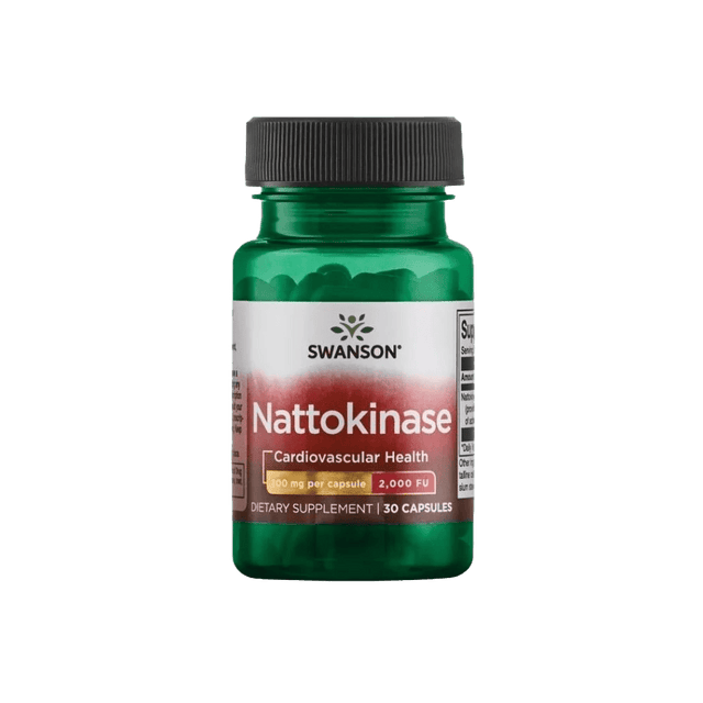 Nattokinase 2,000 Fibrinolytic Units 100 mg - 30 капсули  Swanson - Nutra Best Bulgaria