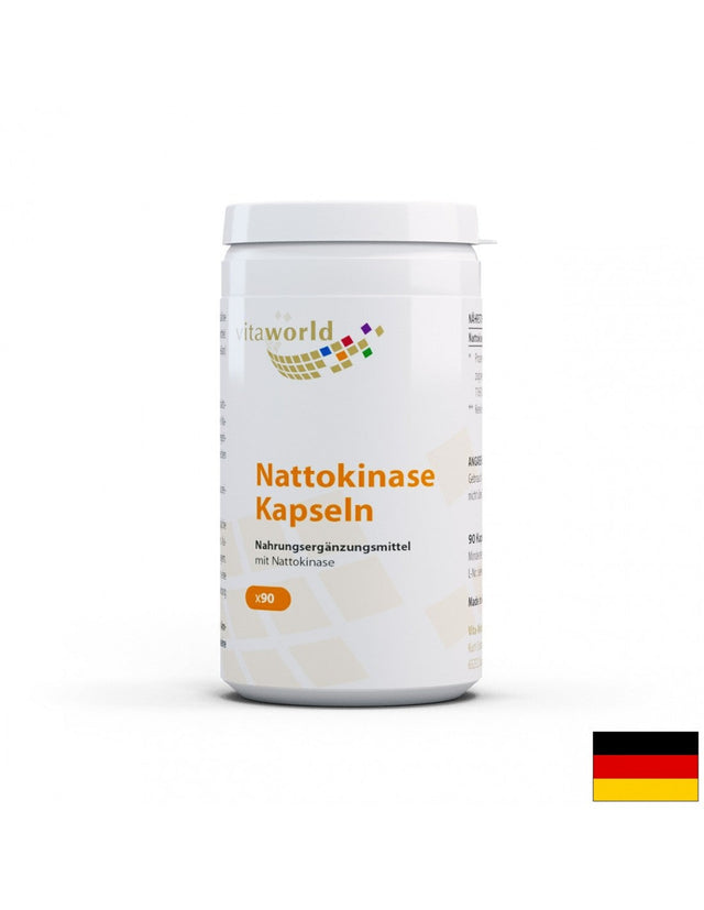 Nattokinase 2000 FU Activity / Натокиназа 100mg, 90 капсули  Vita World - Nutra Best Bulgaria