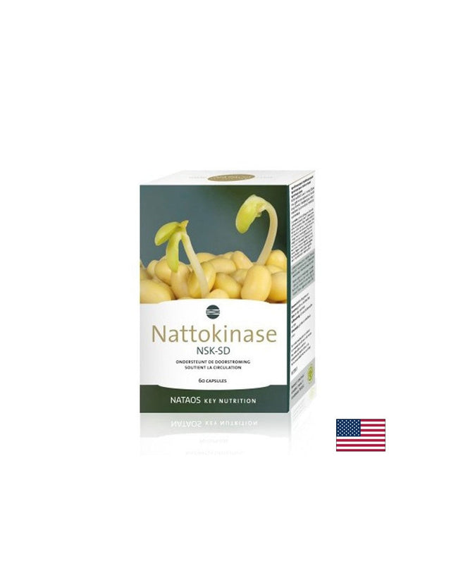 Nattokinase NSK-SD 2000 FU Activity/ Натокиназа 100 mg x 60 капсули  Life Extension - Nutra Best Bulgaria