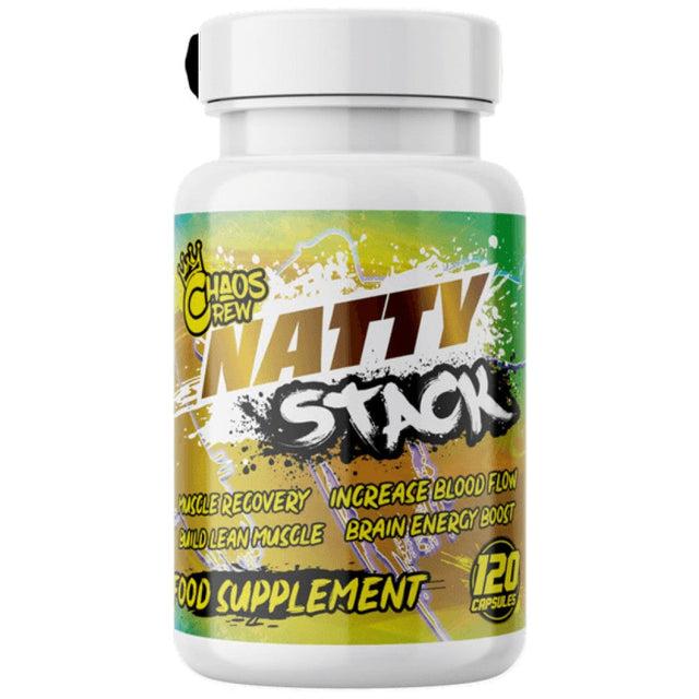 Nattystack | with Turkesterone - 120 капсули  Chaos Crew - Nutra Best Bulgaria
