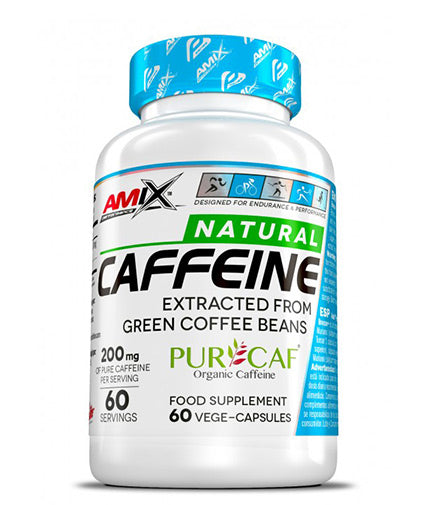 Natural Caffeine PurCaf® / 60 Vcaps  AMIX - Nutra Best Bulgaria