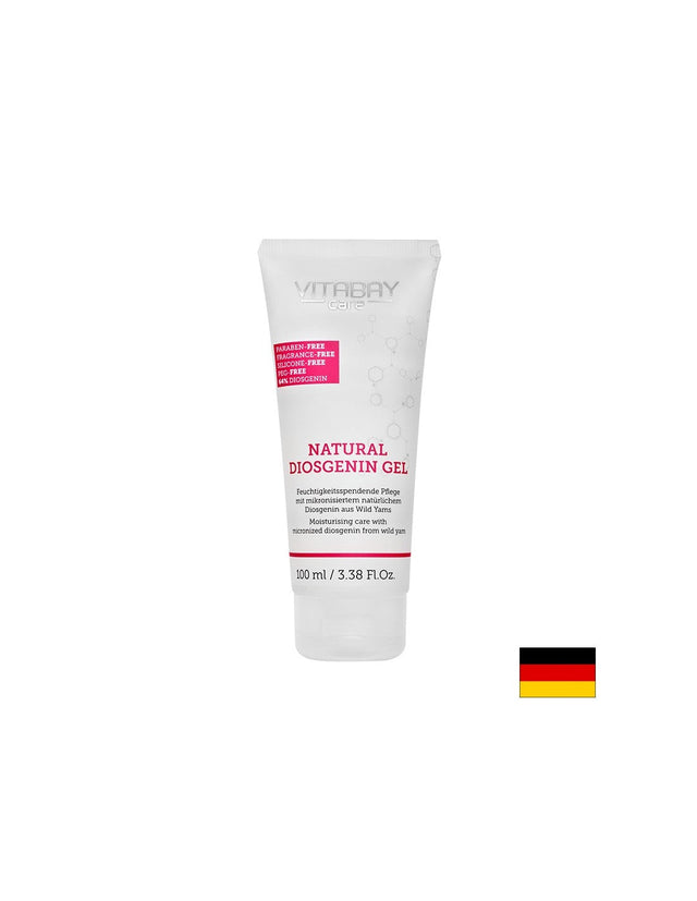 Natural Diosgenin Gel / Диосгенин гел (с екстракт от див ям), 100 ml.  Vitabay - Nutra Best Bulgaria