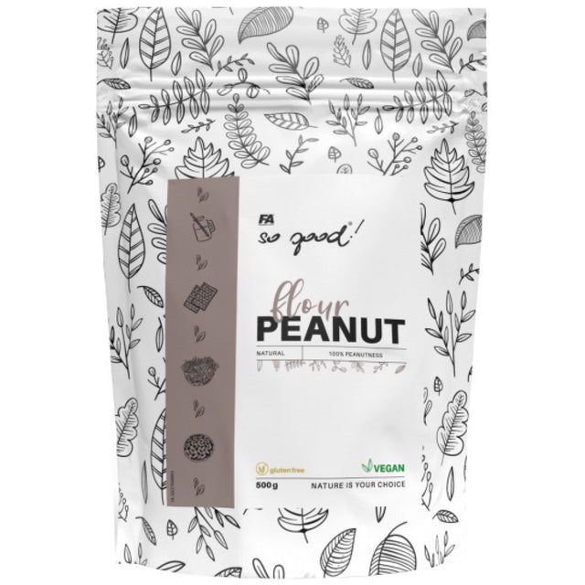 Natural Peanut Flour / Био фъстъчено брашно 500 грама  FA Nutrition - Nutra Best Bulgaria