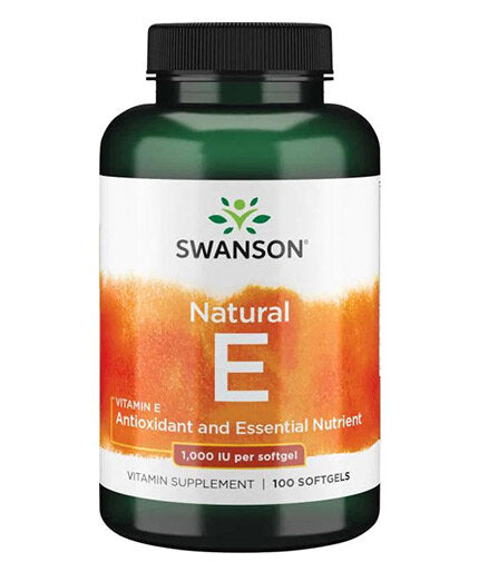 Natural Vitamin E 1000 IU - 100 Гел капсули  Swanson - Nutra Best Bulgaria