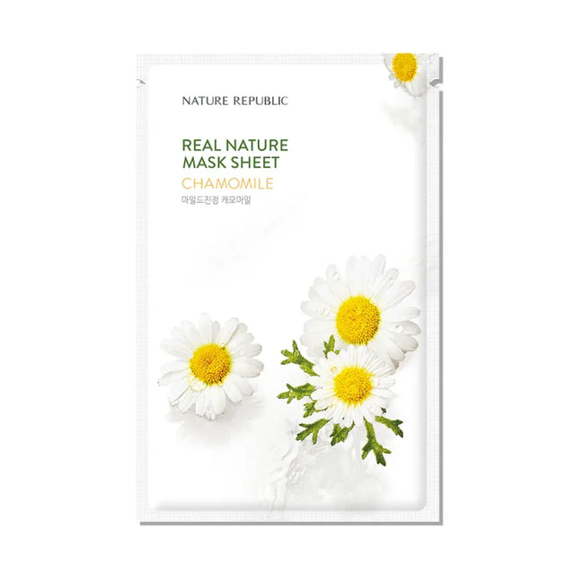 Nature Republic - Real Nature Sheet Mask, Chamomile, 23ml, 1 piece  Nature Republic - Nutra Best Bulgaria