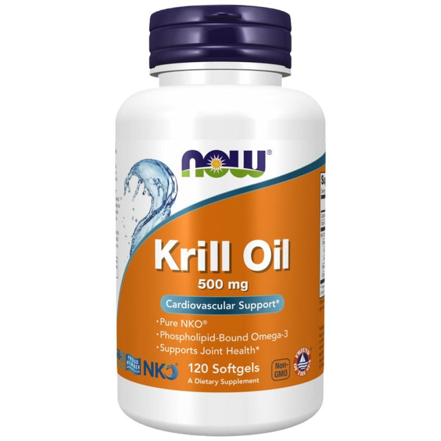 Neptune Krill Oil 500 mg - 120 Гел капсули  NOW Foods - Nutra Best Bulgaria