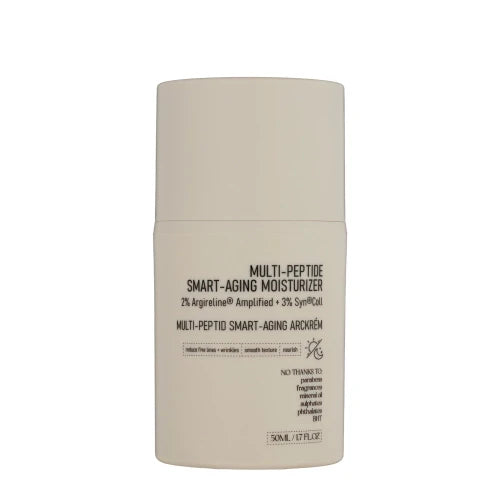 Nerds. - Multi-Peptide Smart-Aging Moisturizer - 2% Argireline Amplified + 3% Syn Coll - Peptide Anti-Aging Cream - 50ml  NERDS - Nutra Best Bulgaria