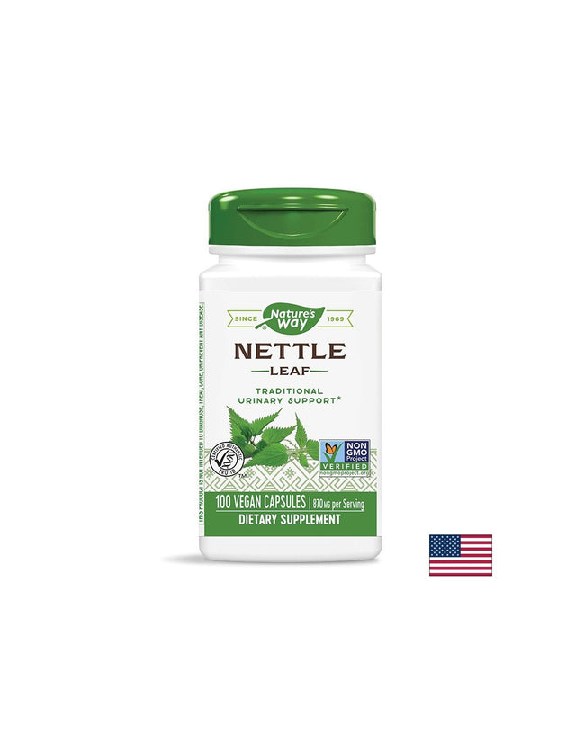 Nettle Leaf 435 mg - 100 капсули  Nature’s Way - Nutra Best Bulgaria