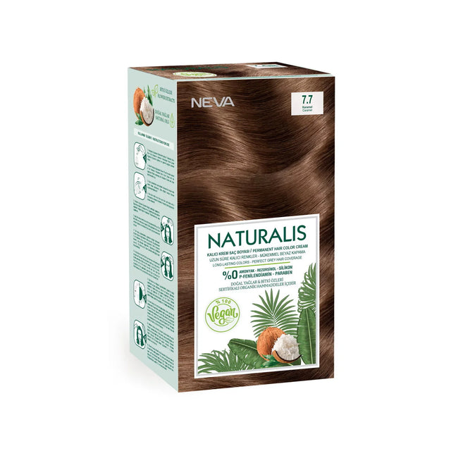 Neva, Naturalis, Permanent Hair Dye, 7.7 Caramel, 150 ml  Neva - Nutra Best Bulgaria