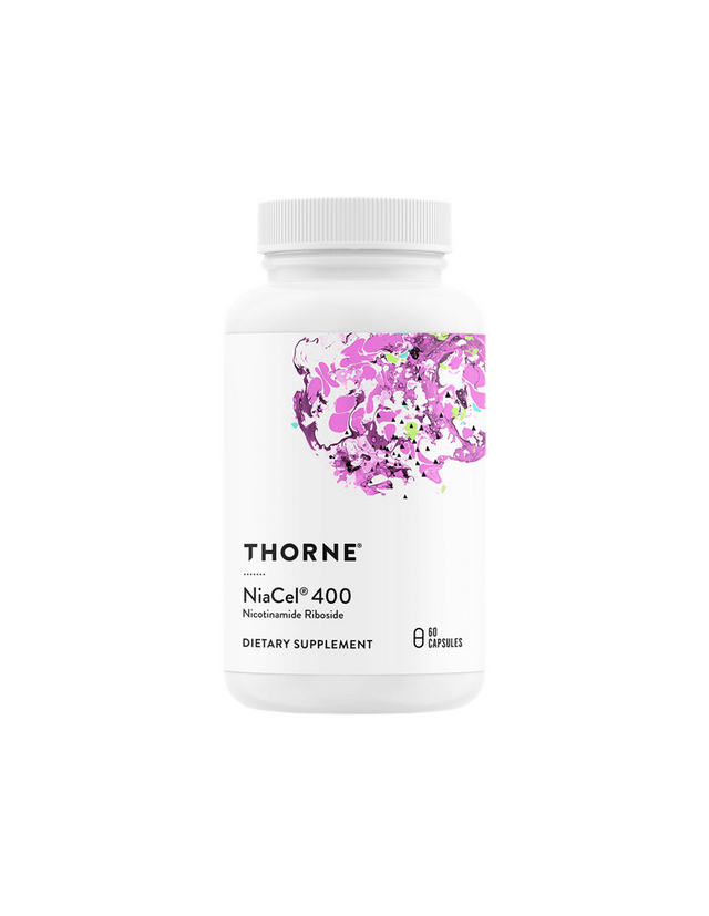 Клетъчно подмладяване - NiaCel® 400 Никотинамид Рибозид, 830 mg х 60 капсули  Thorne - Nutra Best Bulgaria