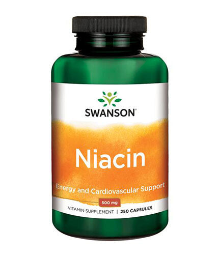 Niacin 500 mg - 250 капсули  Swanson - Nutra Best Bulgaria