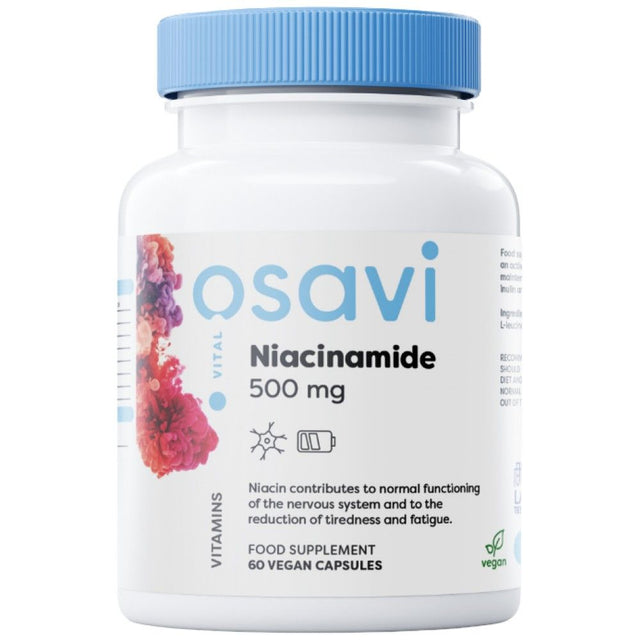 Niacinamide 500 mg - 120 капсули  Osavi - Nutra Best Bulgaria