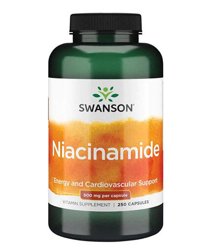 Niacinamide 500 mg / 250 Caps - 0  Swanson - Nutra Best Bulgaria