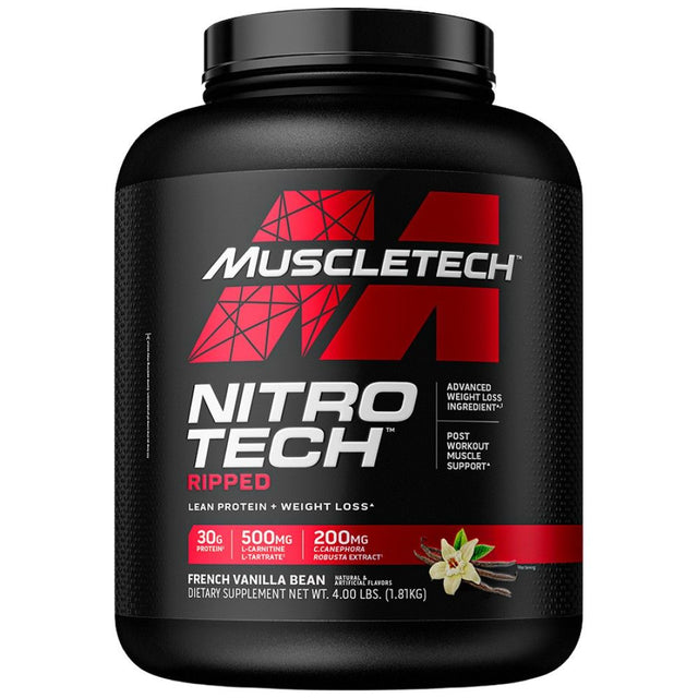 Nitro Tech / Ripped - 1810 грама  MuscleTech - Nutra Best Bulgaria