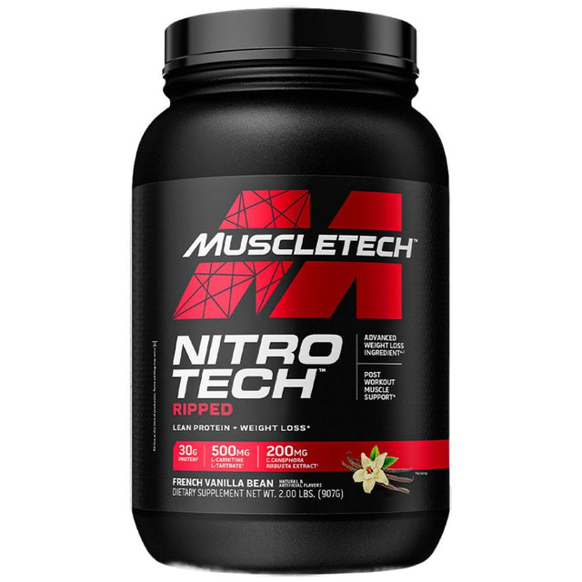 Nitro Tech / Ripped - 907 грама  MuscleTech - Nutra Best Bulgaria