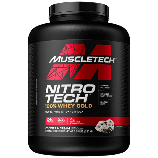 Nitro Tech / Whey Gold - 2270 грама  MuscleTech - Nutra Best Bulgaria
