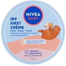 Nivea - Baby Face, Body and Hand Cream - Dětský krém na tvář, tělo a ruce - 75ml  Nivea - Nutra Best Bulgaria