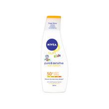 Nivea - Children's sun lotion SPF 50 + Sun Kids (Pure & Sensitive Sun Lotion) 200 ml - 200ml  Nivea - Nutra Best Bulgaria