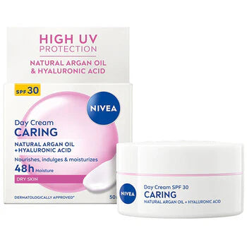 Nivea - Day Cream Caring - 50ml  Nivea - Nutra Best Bulgaria
