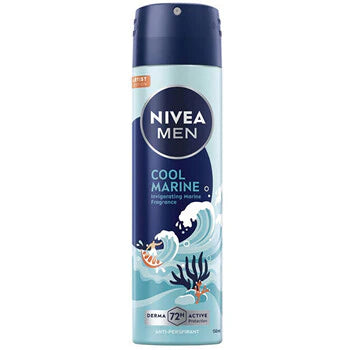 Nivea - Man Cool Marine Anti-Perspirant - 150ml  Nivea - Nutra Best Bulgaria
