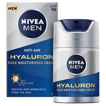 Nivea - Men Hyaluron Face Moisturizing Cream SPF 15 - Moisturizing anti-wrinkle cream - 50ml  Nivea - Nutra Best Bulgaria