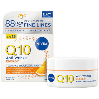Nivea - Q10 Energy Day Cream - Energizující denní krém - 50ml  Nivea - Nutra Best Bulgaria