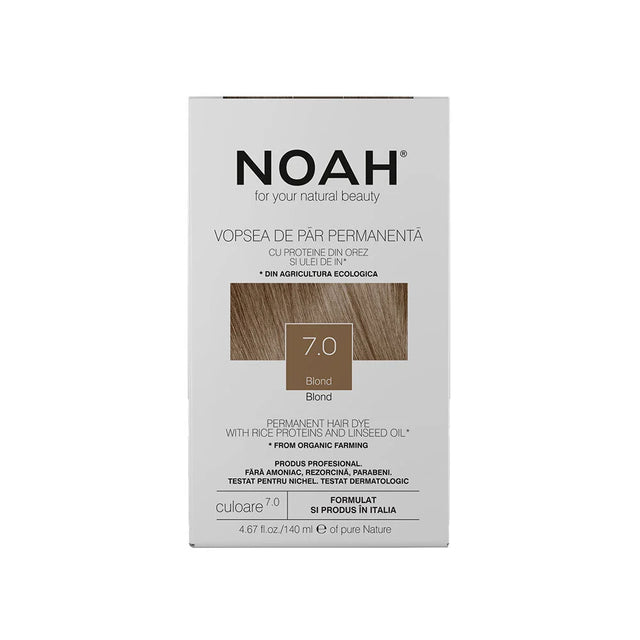 Noah, Permanent Hair Colour, Permanent Hair Dye, 7.0 Blond, 140 ml  Noah - Nutra Best Bulgaria
