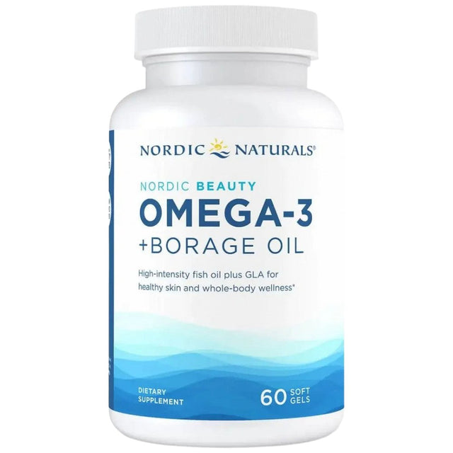 Nordic Beauty Omega-3 | With Borage Oil - 60 Гел капсули  Nordic Naturals - Nutra Best Bulgaria