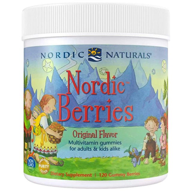 Nordic Berries Multivitamin - 120 желирани бонбони  Nordic Naturals - Nutra Best Bulgaria