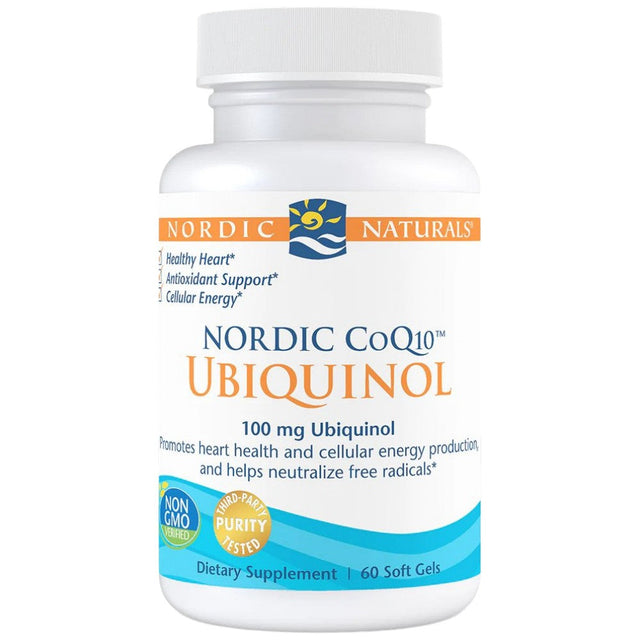 Nordic CoQ10 Ubiquinol 100 mg - 60 Гел капсули  Nordic Naturals - Nutra Best Bulgaria