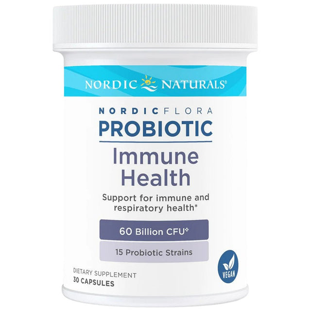 Nordic Flora Probiotic Immune Health | 60 Billion Active Cells - 30 капсули  Nordic Naturals - Nutra Best Bulgaria