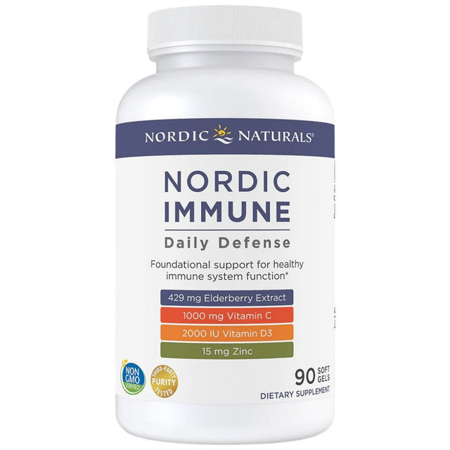 Nordic Immune Daily Defense - 90 Гел капсули  Nordic Naturals - Nutra Best Bulgaria