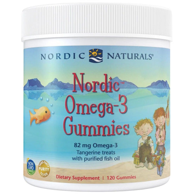 Nordic Omega-3 Gummies 82 mg - 120 желирани бонбони  Nordic Naturals - Nutra Best Bulgaria