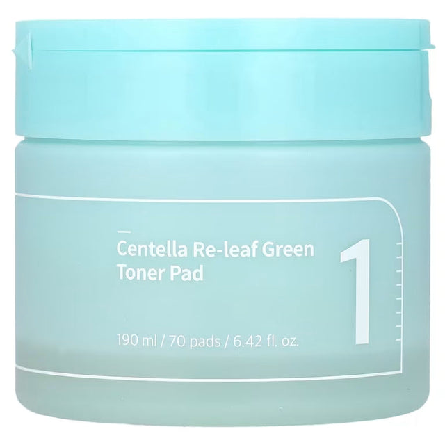 Numbuzin - No.1 Centella Re-Leaf Green Toner Pad, 190ml/70pads  Numbuzin - Nutra Best Bulgaria