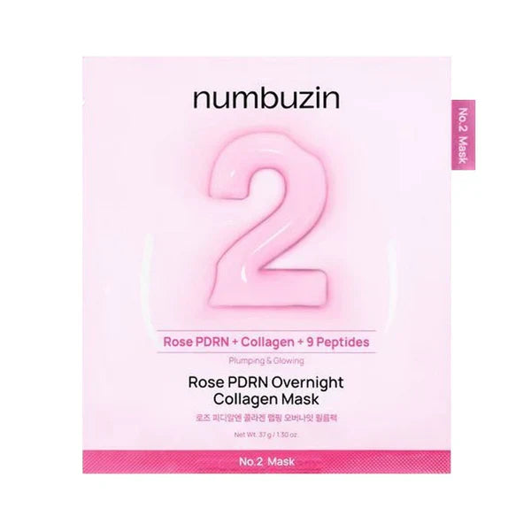 Numbuzin - No.2 Rose PDRN Overnight Collagen Mask