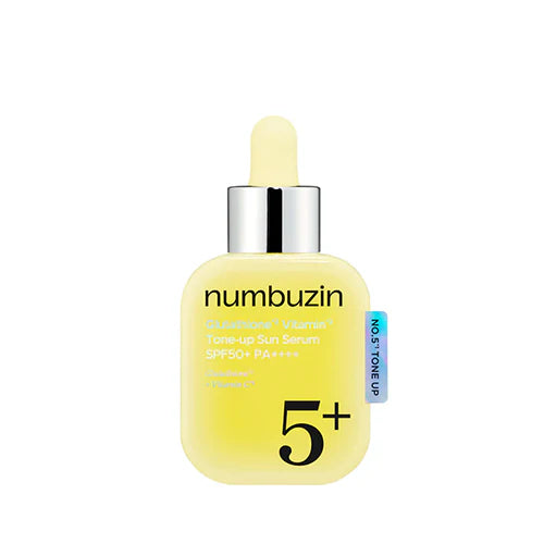 Numbuzin - No.5+ Glutathione Vitamin Tone-up Sun Serum, 30g  Numbuzin - Nutra Best Bulgaria
